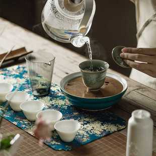 新款直销暮苍斋 越窑青瓷铃铛暗香盖碗功夫茶具泡茶碗薄胎不烫手