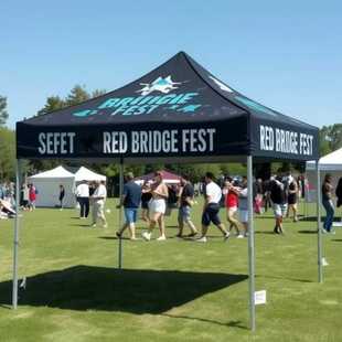 新款直销六角菱形铝架广告帐篷热转印牛津布3×3米折叠户外遮阳棚