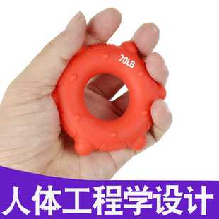 新款直销握力橡胶圈器康复训练器材手部手指锻炼球老人练手劲的硅