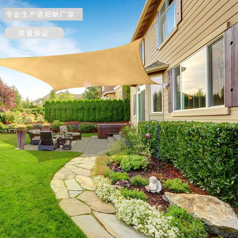 新款直销方形 4*4米 遮阳帆 花园泳池户外庭院牛津布防水防紫外线