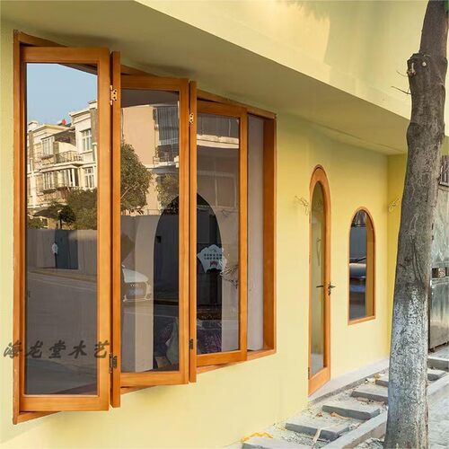 网红推拉折叠窗民宿折叠门窗美式
