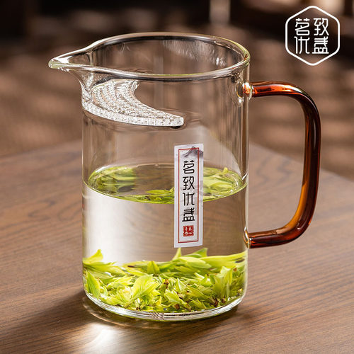 茗致优盏月牙杯加厚耐热冲泡茶壶