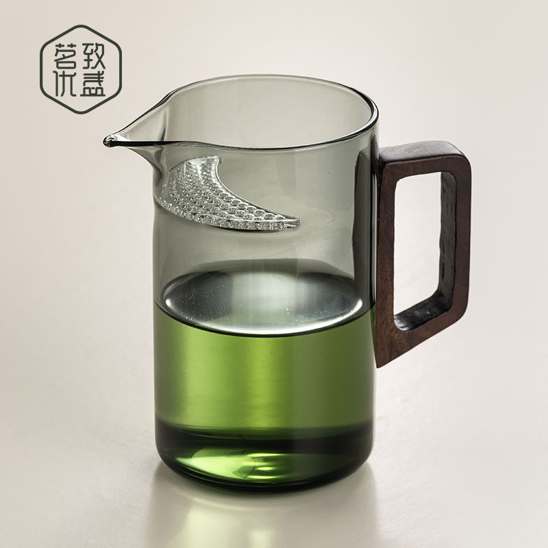 公道杯月牙杯大容量茶水分离