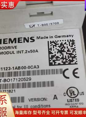 议价6SN1123-1AB00-0CA3 工控驱动模块 LT-MODU可维修