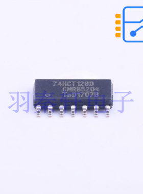 74HCT126D 封装SOIC14 工作电压 4.5-5.5 输出CMOS 全新原装现货