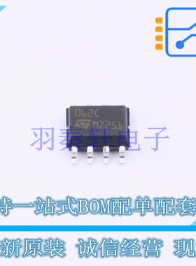 FET输入运放 TL062CD SOIC-8 ST 全新原装进口