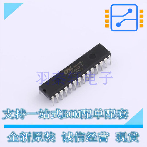 单片机(MCU/MPU/SOC) ATMEGA8A-PU DIP-28-300mil MIC 全新原装进