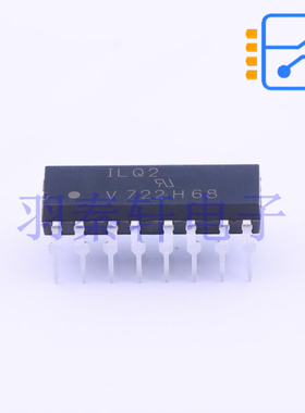 ILQ2 DIP-16 光电耦合器 光电晶体管输出 双通道 四通道 全新原装