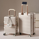 行李箱拉杆箱女2025新款 皮箱子 男铝框旅行箱26万向轮20寸登机密码