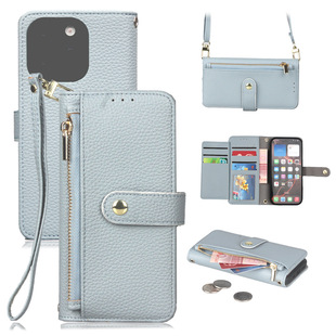 Case Max荔枝纹iphone17翻盖手机壳15皮革卡包14Plus掀保护套13拉链钱包挂绳12黑粉色Flip Air适用苹果16 Pro