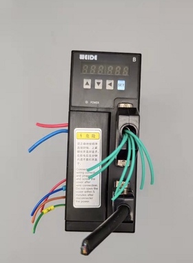 WEIDE韦德B系列WD10B040L4C2 400W伺服驱动器  二手拆机 议价