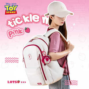 正版史迪奇双肩包新款慵懒风小众书包学生党上课背包休闲出游包