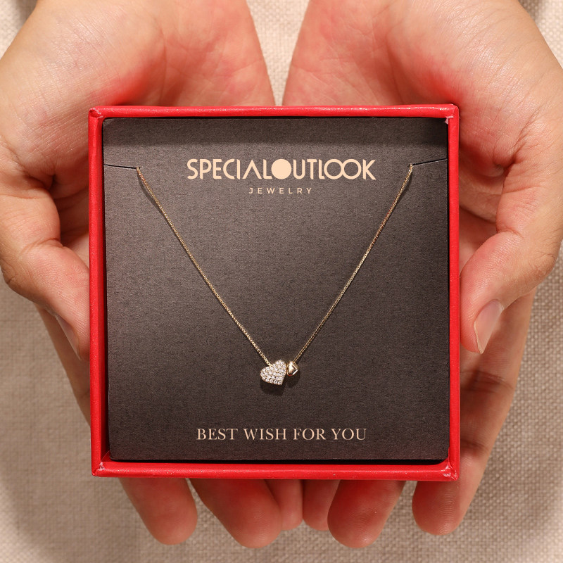 镶施华世洛奇锆秋款项链2021年新款女轻奢小众纯银锁骨链夏设计感