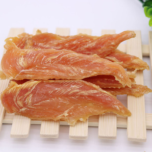 新鲜鸡肉薄片纯手工鸡胸肉干净重340g宠物食品狗狗猫咪零食