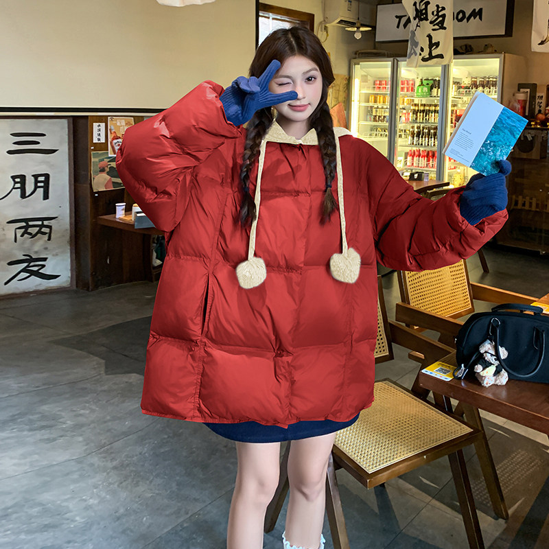 针织帽毛球现货25冬50鸭绒羽绒短款ZB237-6663-p285-k399,女装羽绒服,浙宝237