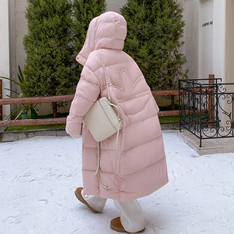 爆保暖三叶草大被子长款50绒25冬羽绒服ZB237-2525-p365-k548，女装羽绒服，浙宝237