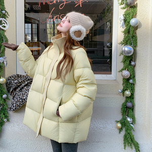 现货一手长针织领韩系保暖2026冬季90鸭绒服ZB237-2853-P445-K668，女装羽绒服，浙宝237