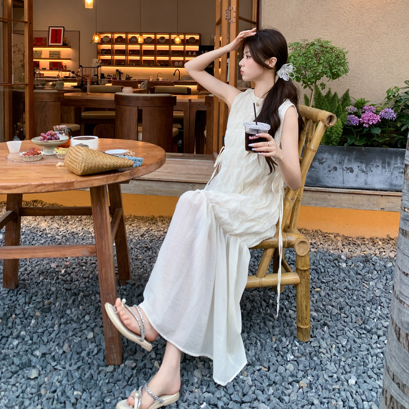 现货2026夏季重工钉珠压花工艺假两件裙RF2C518-2631-P215-K348,商品下架区,浙宝237