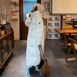 大货25冬学院白黑TIEBI暖鹅绒带帽长款羽绒ZB237-6682-P485-K729，女装羽绒服，浙宝237