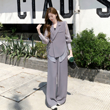 现货已出26气质轻熟搭重工拼接防晒两件套RF2C518-2620-P195-K318，女装套装/套裙，浙宝237