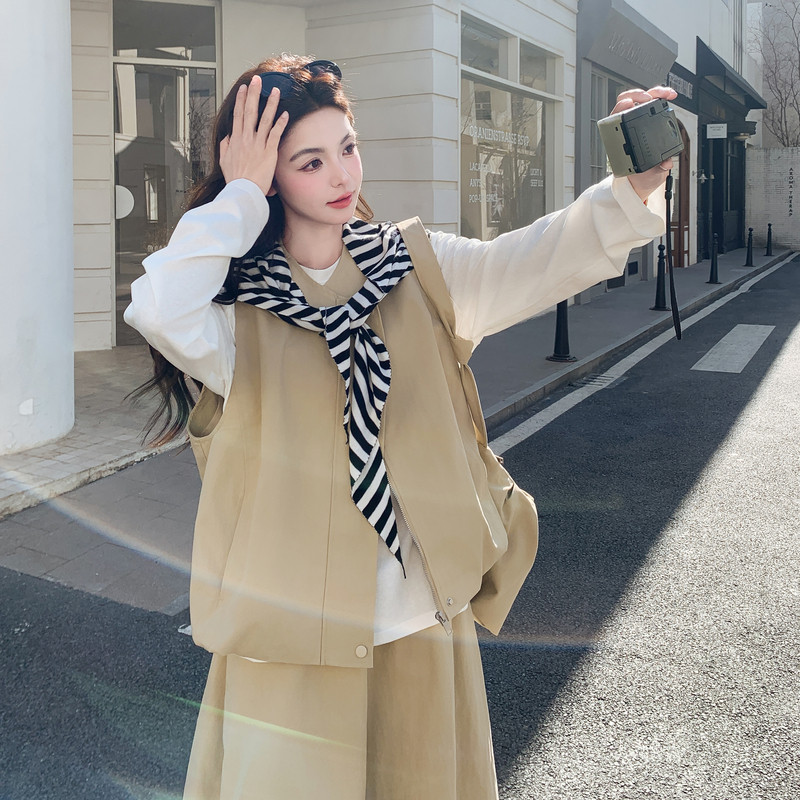 2026新款现五件套搭配马甲包包披肩RF2C518-2602-P245-K398,女装套装/套裙,浙宝237