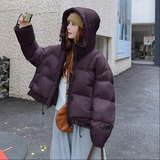 爆双肩拉链带帽撞色韩版25冬50鸭绒羽绒短款ZB237-2556-p245-k375，女装羽绒服，浙宝237