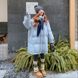 爆东大门韩版长帽耳朵撞色25冬90鸭绒羽绒款ZB237-2835-P545-K799，女装羽绒服，浙宝237