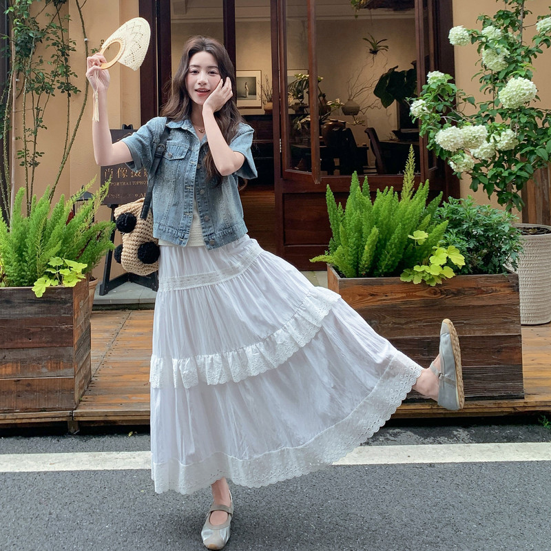 现在2029韩系气质牛仔外套半身裙套装RF2C518-2659-P255-K368,女装套装/套裙,浙宝237