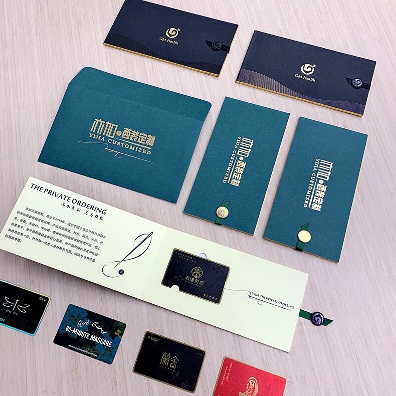 会员卡卡套定制礼品卡套大闸蟹包装订制高端档卡套磁吸pvc贵宾卡制作现货VIP会员卡盒定制提货卡烫金logo定做