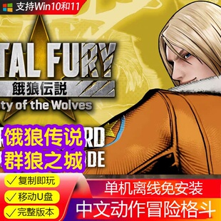 U盘游戏 饿狼传说 群狼之城  中文电脑单机免安装复制即玩USB接口