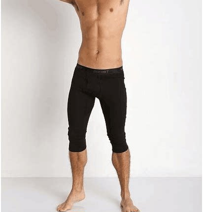 男士螺纹棉7分裤舒适经典7分裤 男秋裤 男睡裤纯棉