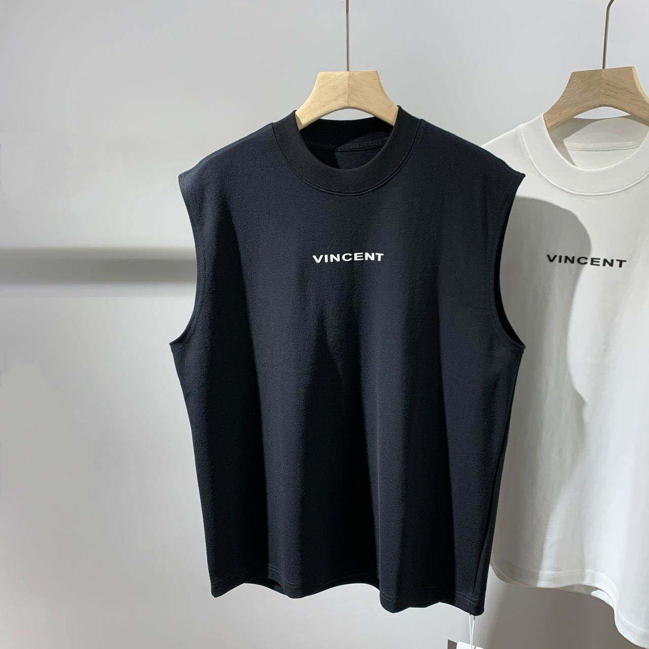 MAROLIO~青春流行！潮流印无袖T恤男春夏款休闲宽松阔版纯棉背心