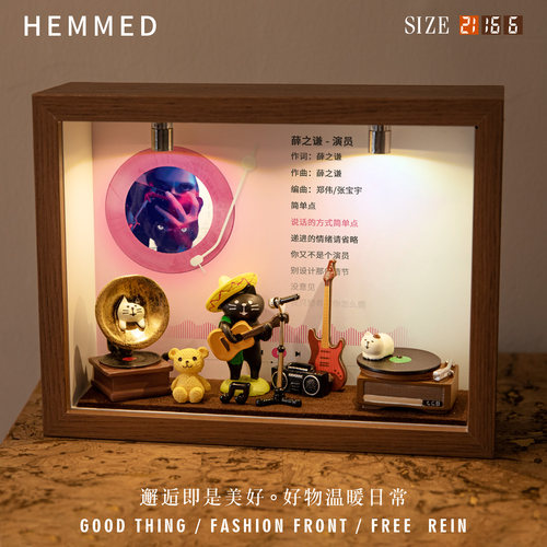 薛之谦相框小夜灯摆台照片墙