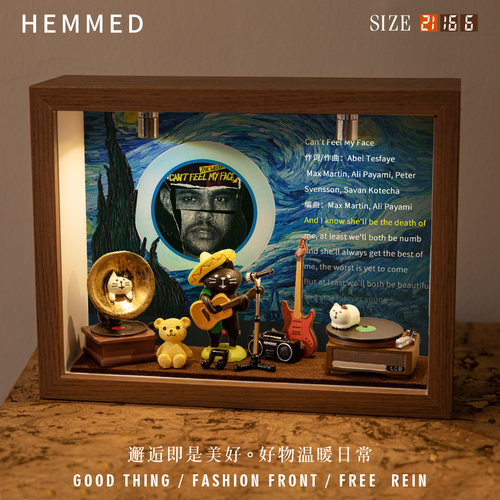 TheWeeknd威肯摆台相框送闺蜜