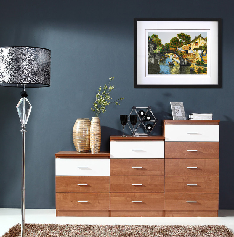 苏绣刺绣手工真丝风景装饰画山水卷轴挂画中国风客厅壁画三联墙画