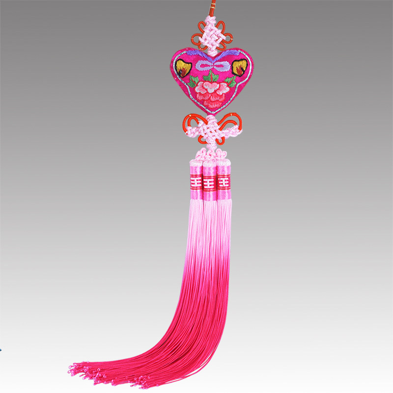 车内饰品挂件个性创意平安挂饰苏绣刺绣手工苏州特色礼品小礼物