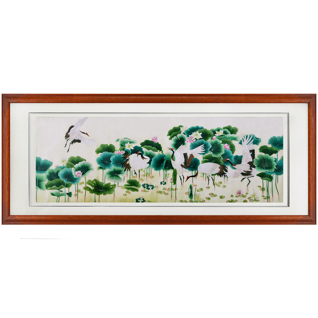 沙发墙画客厅装饰画背景墙大气中堂画客厅挂画现代中式动物壁画