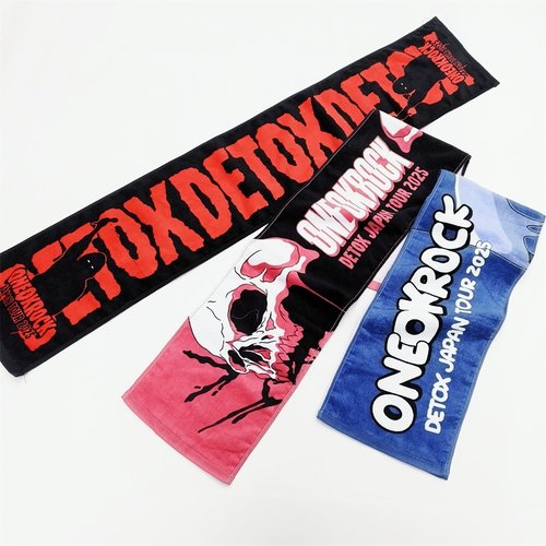 日单 ONE OK ROCK周边粉丝应援巾演唱会手幅围巾运动毛巾吸汗纯棉