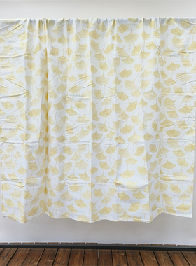 小清新21S纯棉黄色银杏叶床单单件四季通用柔软亲肤睡单160*210cm