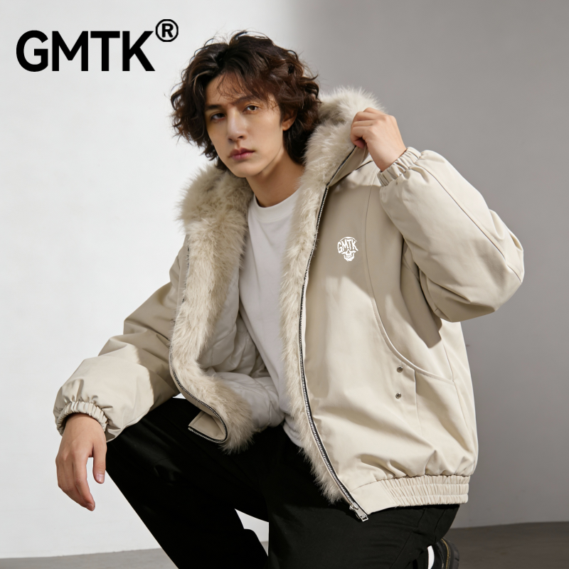 GMTK 棉袄派克服美式复古毛领棉服男女冬季加厚保暖棉衣外套潮,男装,棉衣,淘宝优惠券,粉丝福利购,淘宝优惠卷