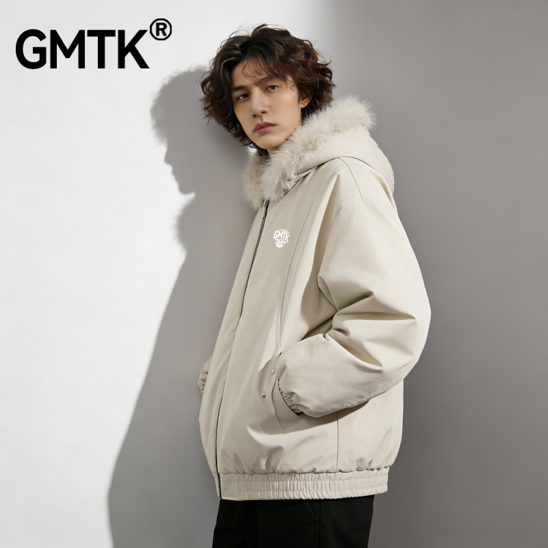 GMTK 棉袄派克服美式复古毛领棉服男女冬季加厚保暖棉衣外套潮,男装,棉衣,淘宝优惠券,粉丝福利购,淘宝优惠卷