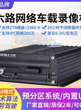 6路H.265车载网络NVR 高清onvif数字货车监控主机录像机兼容IPC