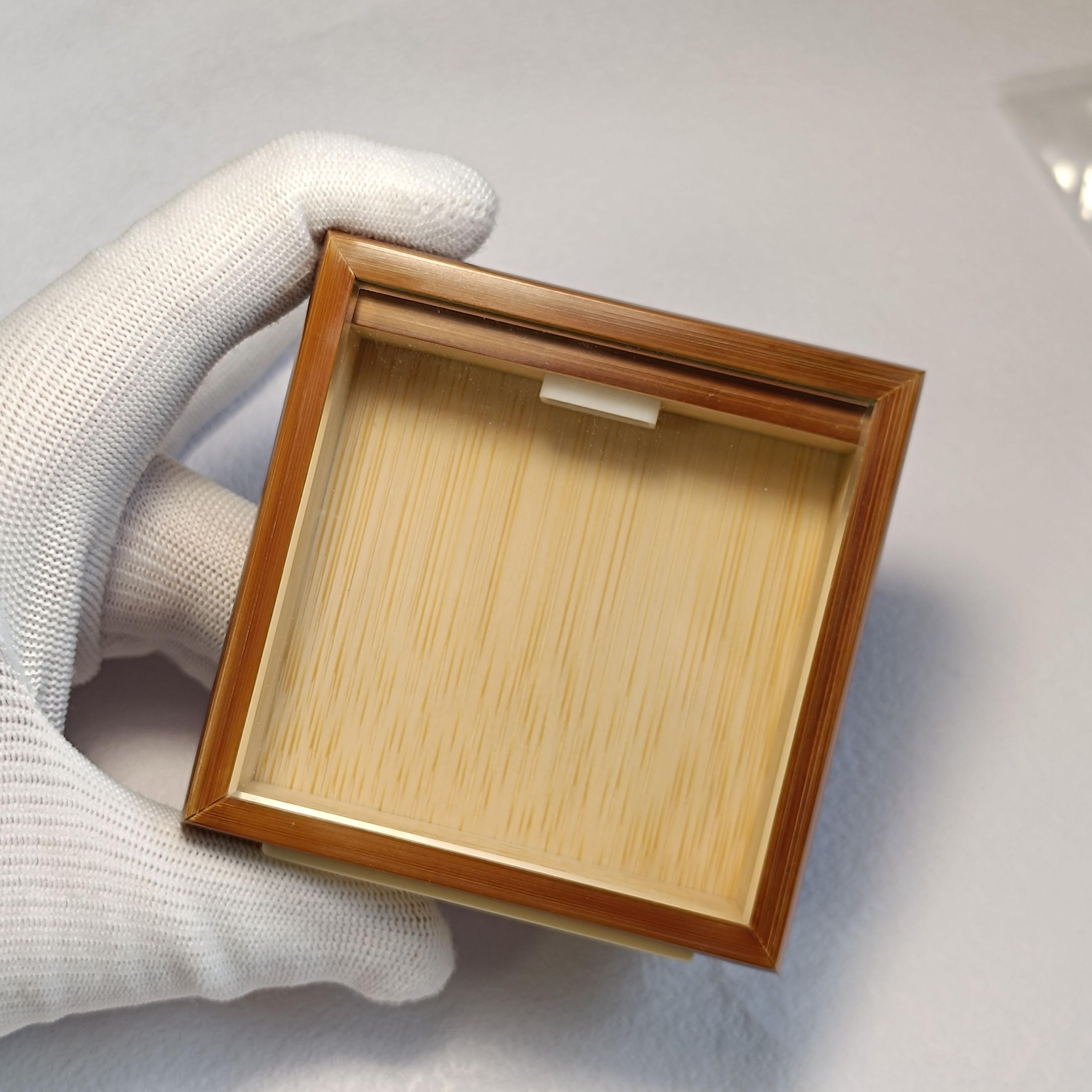 陈湘制老煤竹背面镶嵌竹黄