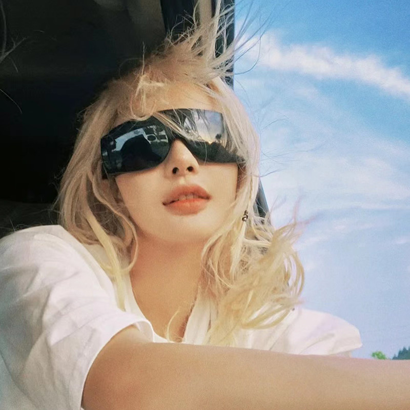 复古欧美个性Y2K千禧辣妹连体夜骑行黑色墨镜女高级感ins防风眼镜,ZIPPO/瑞士军刀/眼镜,太阳眼镜,淘宝优惠券,粉丝福利购,淘宝优惠卷