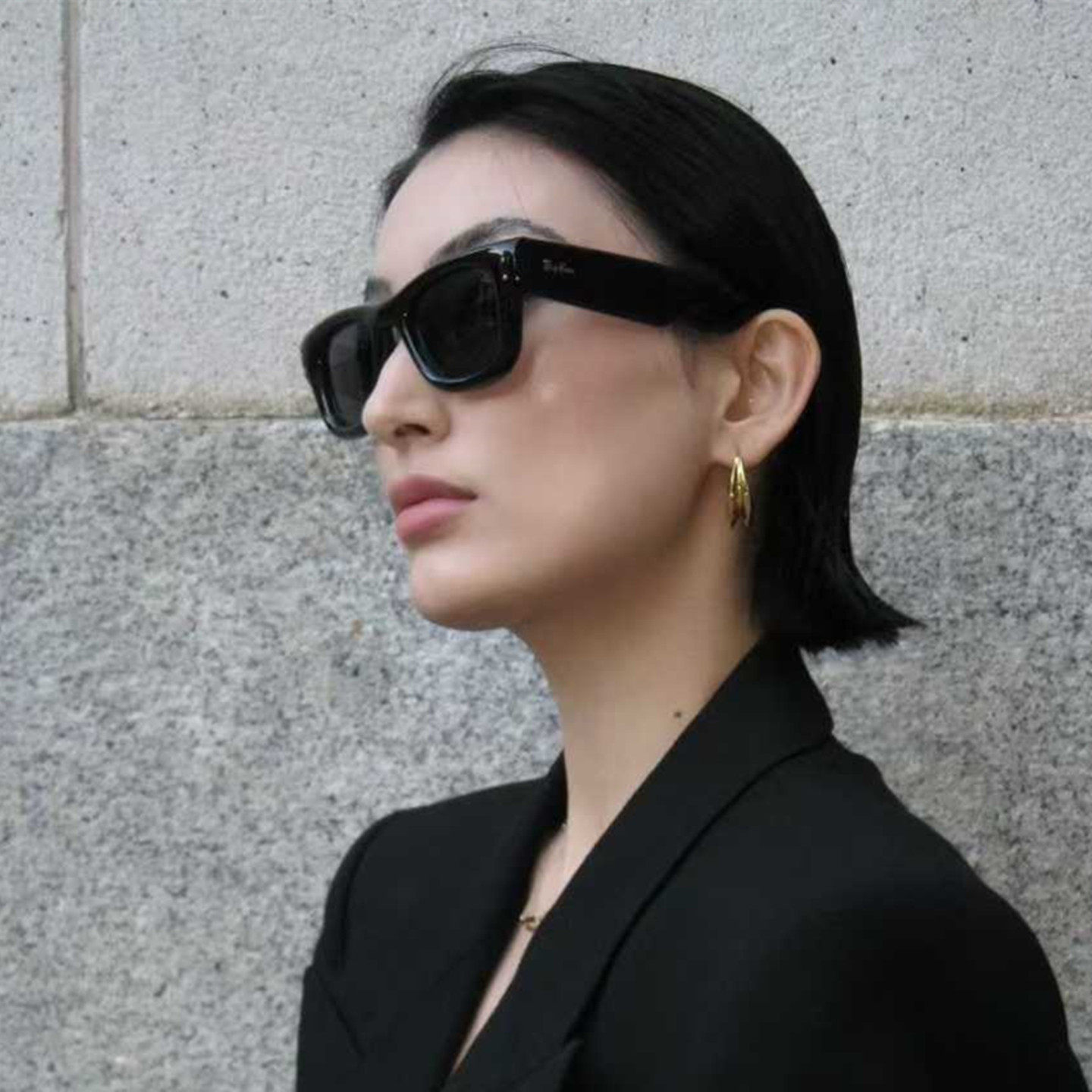 复古黑色粗框简约jennie同款太阳镜男女高级感显脸小时尚遮阳墨镜,ZIPPO/瑞士军刀/眼镜,太阳眼镜,淘宝优惠券,粉丝福利购,淘宝优惠卷