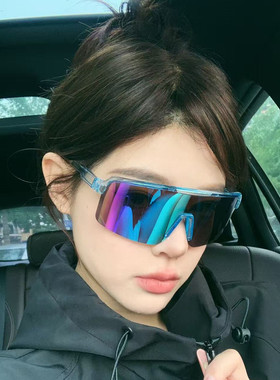 千禧风未来感骑行变色遮阳墨镜