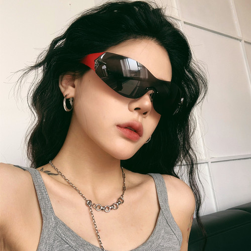 千禧风甜酷星星眼镜y2k防风镜