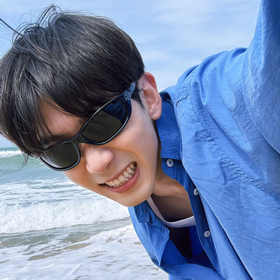 韩系夏季防晒墨镜费启鸣同款男士高级感痞帅街拍防紫外线太阳镜潮