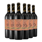 中粮长城干红葡萄酒华夏葡园窖酿5精选赤霞珠6支装 国产红酒整箱