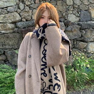 宅宅athome//伦敦往事 2024秋季新款毛呢外套双面羊毛毛呢大衣女